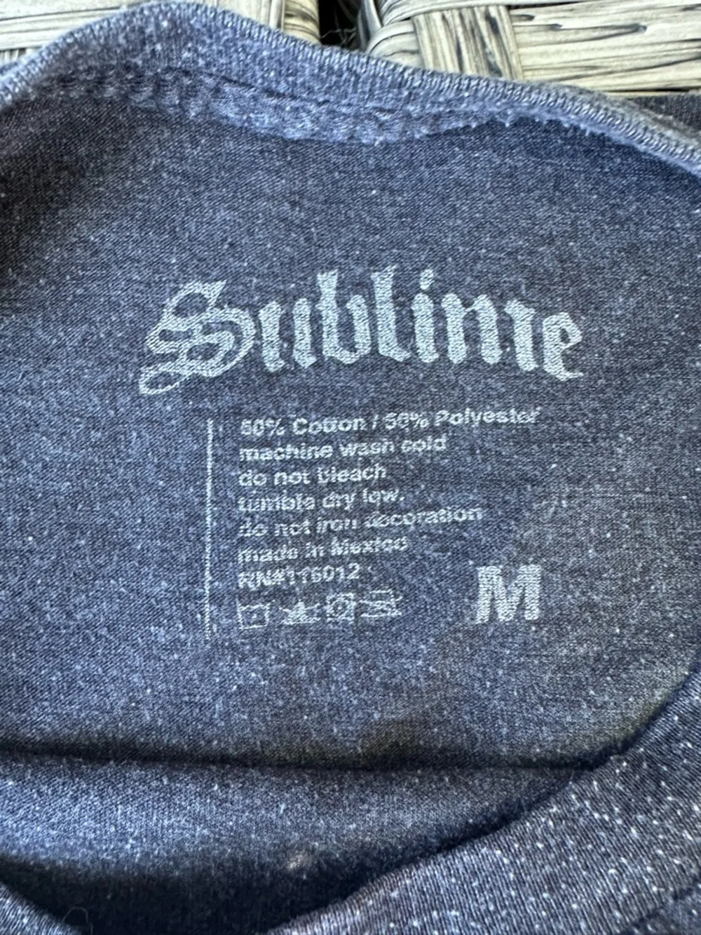 Sublime Graphic Tee in Charcoal with Sun Design
